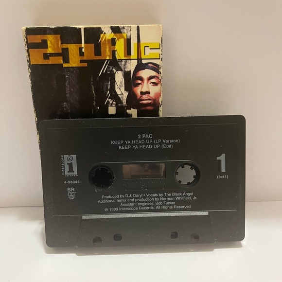 2 PAC/Tupac Shakur Keep Ya Head Up Cassette Single - Picture 5 of 6
